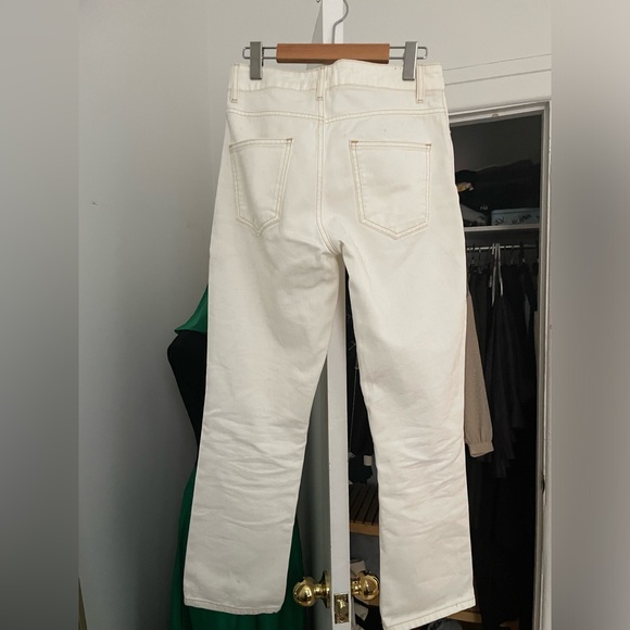 MANGO 100% cotton white jeans - Picture 2 of 4